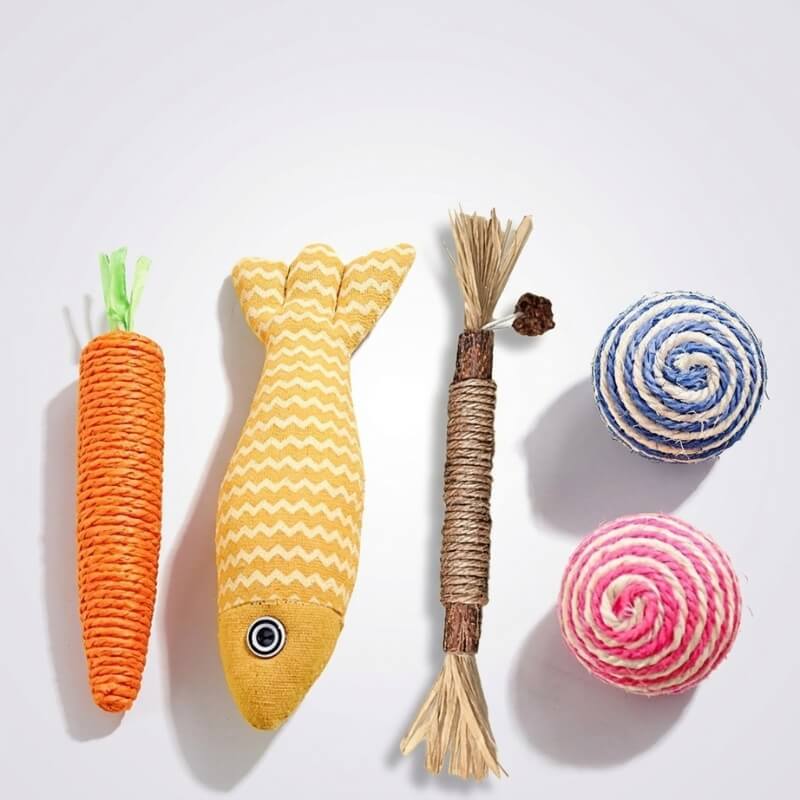 Plant-Fiber Dental Care Toy Set